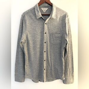 Rag & Bone Men’s long sleeve shirt Gray color SZ large Preowned great condition